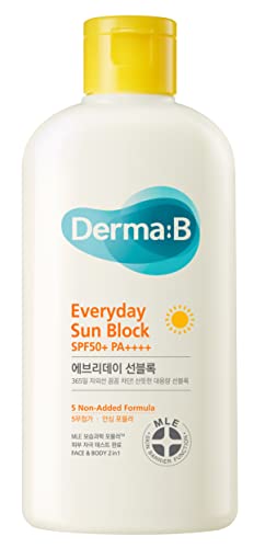 Derma B SPF50+ PA++++ Sunscreen Lotion 200ml | Fast-Absorbing