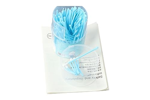 Double-Ended Cotton Swabs for Makeup Remover & Ear Cleaning - 100 Pack