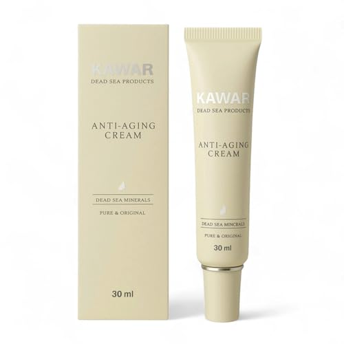 KAWAR Dead Sea Anti-Aging Extra-Firming Neck, Face and D?collet? Cream | Anti-Aging Moisturizer | Visibly Firms, Smoothes and Lifts | Minimizes Appearance Of Wrinkles | Targets Dark Spots | 1 Oz