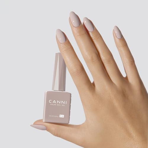 CANNI Nude Gel Nail Polish 1Pcs Beige Nude UV/LED Soak-Off Gel Polish 9131