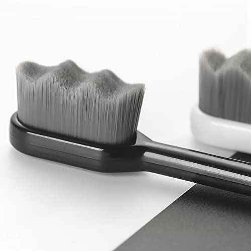 EasyHonor Extra Soft Toothbrush for Sensitive Gums, Micro-Nano Manual Toothbrush with 20000 Soft Floss Bristle for Pregnant Women, Elderly, Braces and Gum Recessions.(80PCS)