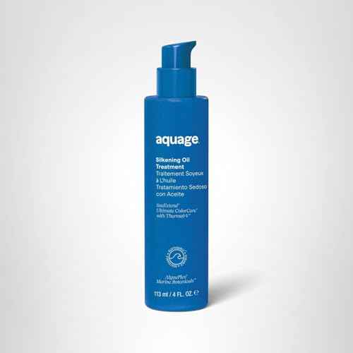 AQUAGE SeaExtend Silkening Oil Treatment, Ultra-Light Formula Smooths, Silkens and Adds Brilliant Shine, 4 oz