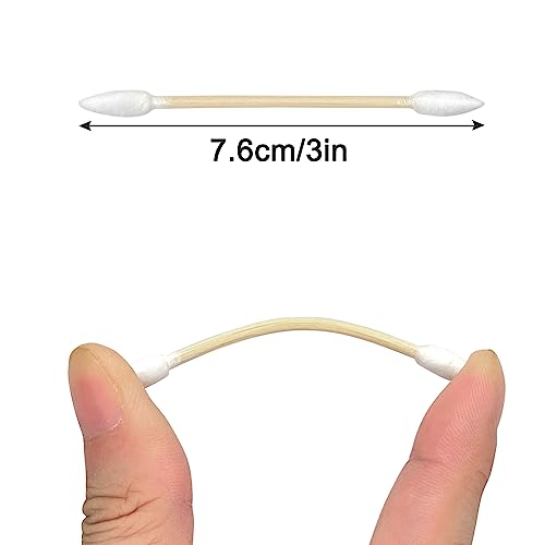 Eyxformula Precision Pointed Cotton Swabs with Bamboo Sticks - 500 Count