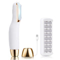 Sonic Dermaplaning Tool - Electric Facial Hair Remover with 8 Blades