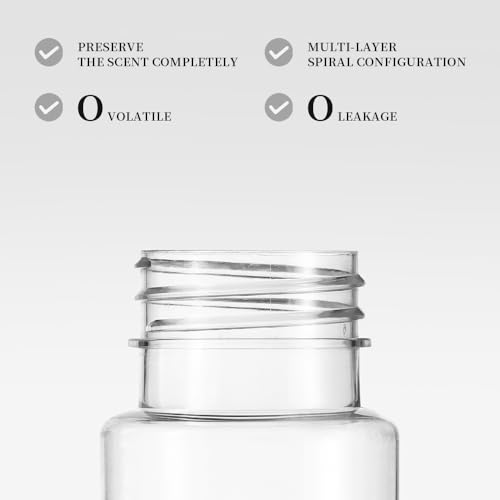 Refillable 5ml Perfume Spray Bottle Set with Leather Case - Travel Essential