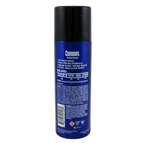 Consort Hair Spray 8.3 Ounce Regular Hold Aerosol (Pack of 3)