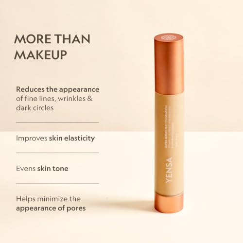 YENSA Super Serum Silk Foundation - Hydrating, Full Coverage with