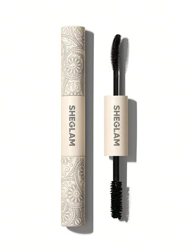 SHEGLAM 2-in-1 Black Washable Volume & Length Mascara Dual-Ended Long-Lasting