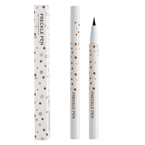 Freckle Pen for Face Waterproof Long Lasting - Natural Faux Freckles Makeup Pen with Precision Tip, Vegan and Cruelty Free, Light Brown for Daily Use and Special Occasions