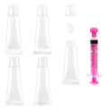 Empty Lip Gloss Tubes 10ml Refillable Bottles 5-Pack