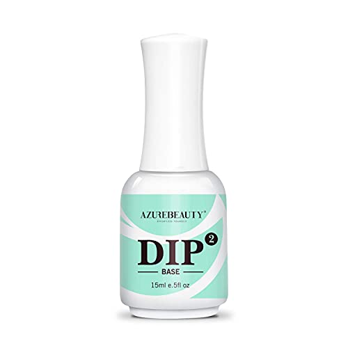 AZUREBEAUTY Dip Powder Base Coat 15ml - Long Lasting DIY Nail Manicure