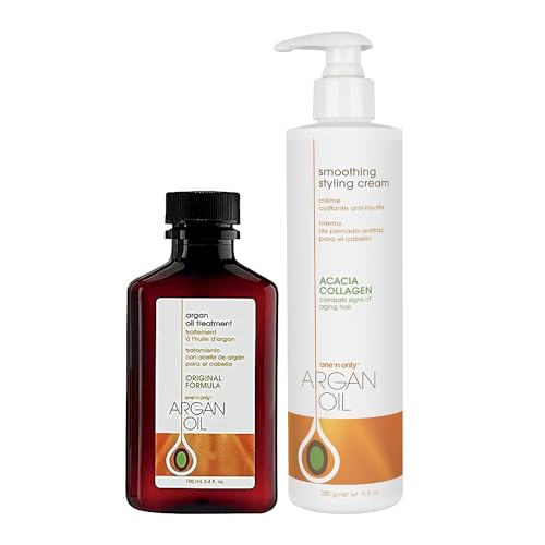 one 'n only Argan Oil Hair Treatment Bundle with Smoothing Styling Cream