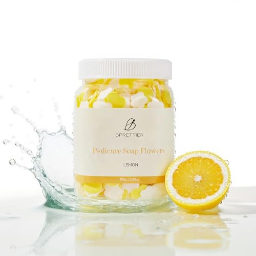 BPrettier Lemon Pedicure Soap Flower Petals Foot Soak Sheets - 100g