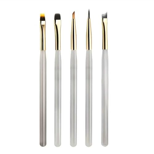 5-Piece Professional Nail Art Brush Set for French Tips & Ombre
