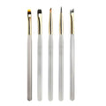 5-Piece Professional Nail Art Brush Set for French Tips & Ombre