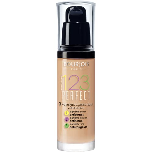 Bourjois 123 Perfect Liquid Foundation 53 Light Beige 30ml