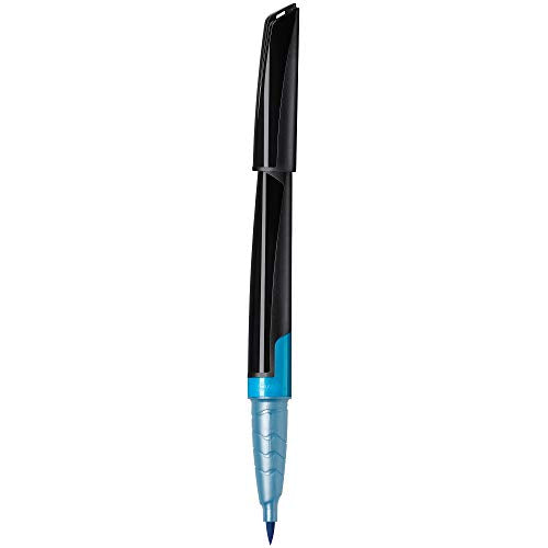 BIC BodyMark Temporary Tattoo Marker with Brush Tip, New School, Light Blue and Purple, Pack of 2 Markers