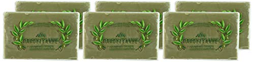 Papoutsanis Pure Greek Olive Oil Soap 6 PACK of 8.8 Oz (250g) Bars