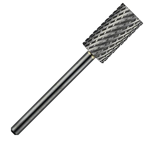 C & I Nail Drill Bit, Super Cut Edition – Upgrade File Teeth, Large Barrel, Professional E File for Electric Nail Drill Machine, Good to Remove Super-Hard Nail Gels (Extra Coarse -XC)