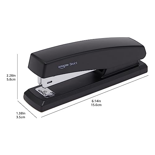 Amazon Basics Stapler Value Pack Including Staples and Staple Remover, 3 Pack, Black