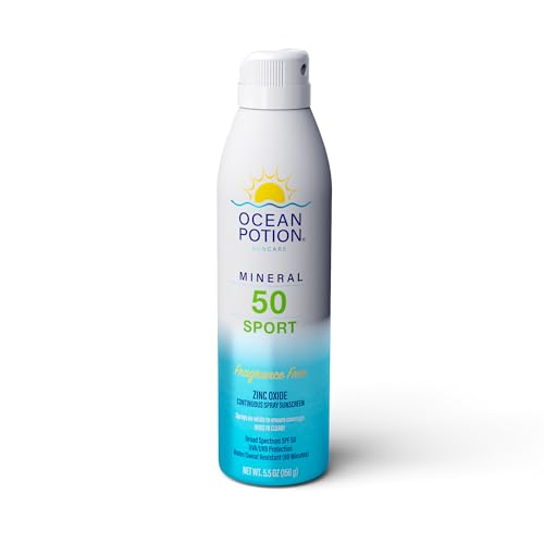 Ocean Potion Sunscreen Body Spray Sport SPF#50 5.5oz C-Spray - Mineral Formula