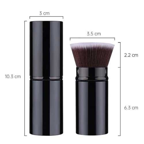 Retractable Airbrush Makeup Brush | Liquid, Cream & Powder