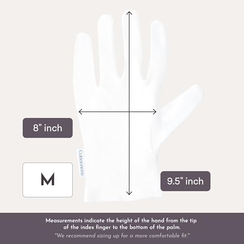 Cottonnerie Cotton Gloves for Dry Hands – 4 Pairs