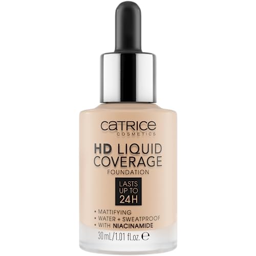 Catrice HD Liquid Coverage Foundation 24H Matte 010 Light Beige