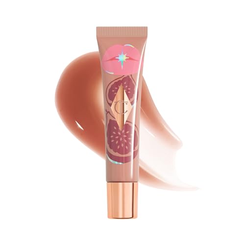 Charlotte Tilbury Juicylicious Candy Fig Lip Oil - Sheer Tinted Gloss with Hyaluronic Acid & Vitamin E