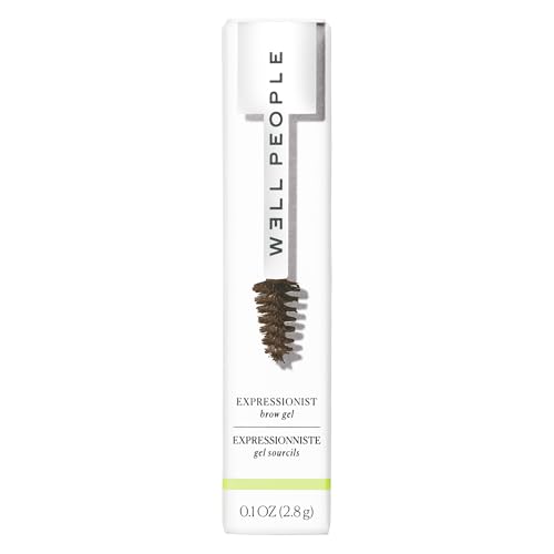 Well People Expressionist Brow Gel, Conditioning Gel For Thickening & Filling In Brows, Creates Fuller-looking Brows, Vegan & Cruelty-free, Brown
