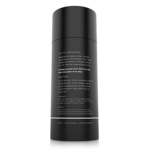 Rich Barber Hair Building Fibers - 25g Black