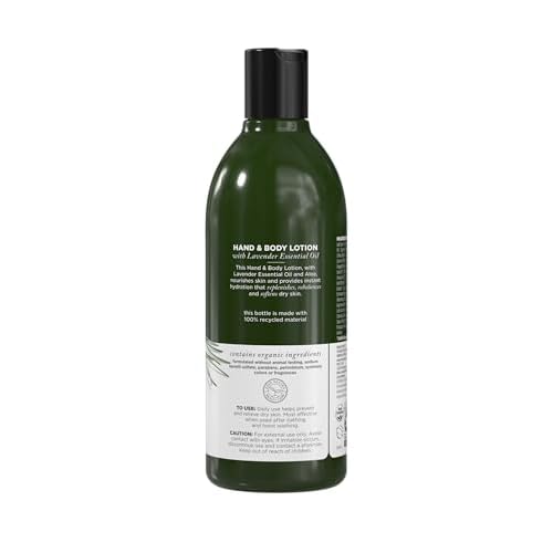Avalon Organics Hand & Body Lotion, Nourishing Lavender, 12 Oz