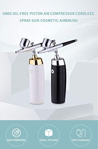 Rechargeable Airbrush Set with Mini Air Compressor for Makeup