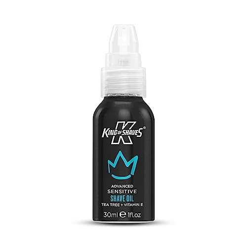 King of Shaves Sensitive Advanced Shaving Oil With Handy Pump 1.01 fl oz