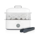 Zadro Towel Steamer with Tongs, 850W Heater, 8L Tray, 1.7L Tank, 30-min Timer for Facials, Manicures, Pedicures, Shaving (13"x12", 120V/850W, 8L, White/Gray)