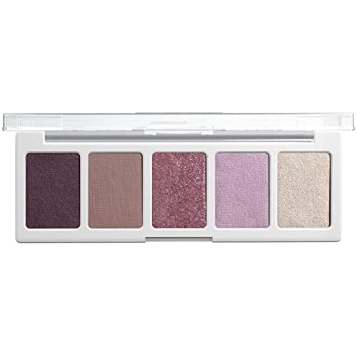 wet n wild Color Icon 5-Pan Eyeshadow Palette Bundle - Purple Petalette & Brown Walking On Eggshells