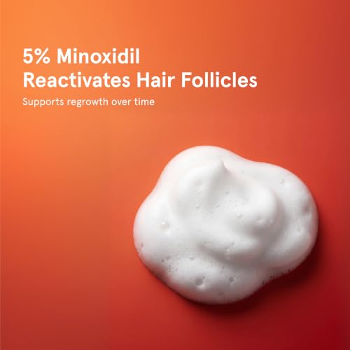 Keeps Minoxidil Foam 5% for Men - 3-Month Hair Regrowth Treatment, Thicker Fuller Hair Support