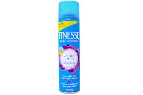 Finesse Finish + Strengthen, Extra Hold Hairspray 7 oz (Pack of 5)