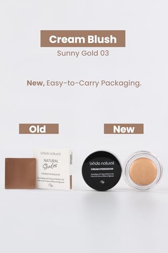 Bade Natural Cream Eyeshadow Sunny Gold 03