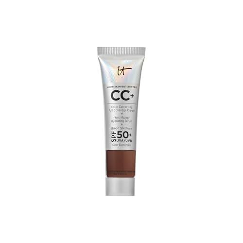 IT Cosmetics Mini CC+ Cream SPF 50+ Deep Bronze (27C) Full Coverage Foundation