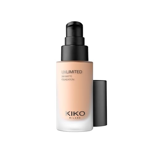 KIKO Milano Unlimited 24H Matte Foundation 3.5 WR, Long-Lasting Matt Liquid Foundation With Up To 24-Hour Hold