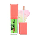 Color Changing Blush Oil, Skin's Natural PH Changing Blush for Dewy, Long-Wearing, Natural Flush, 6.5ml (01# Clear Green)
