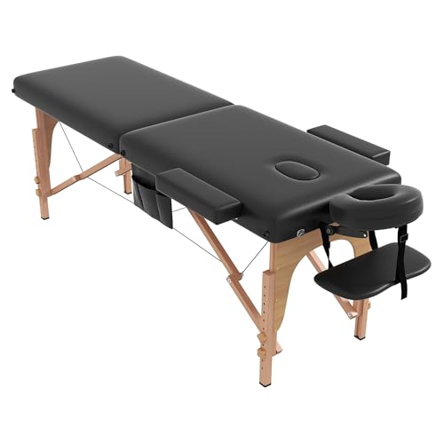 Civama Portable Massage Table 2-Section Foldable 29 LBS