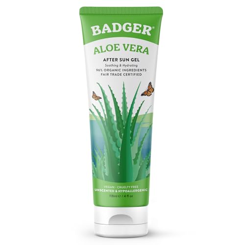 Badger Organic Aloe Vera Gel, 96% Pure, 4 fl oz