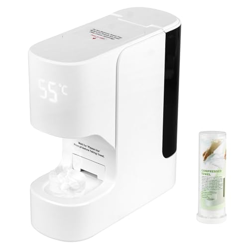 Hot Face Towel Warmer Dispenser | 55°C Skin-Safe | 5-Second Fast Heating