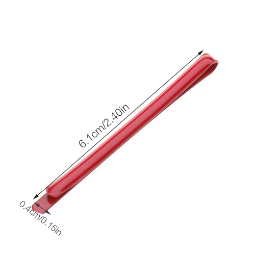 Bangs Bobby Pins Metal Hair Clips 20 Pcs Red Non-Slip