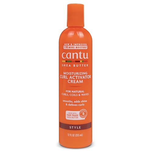 Cantu Shea Butter Curl Activator Cream for Natural Hair, 12 Oz