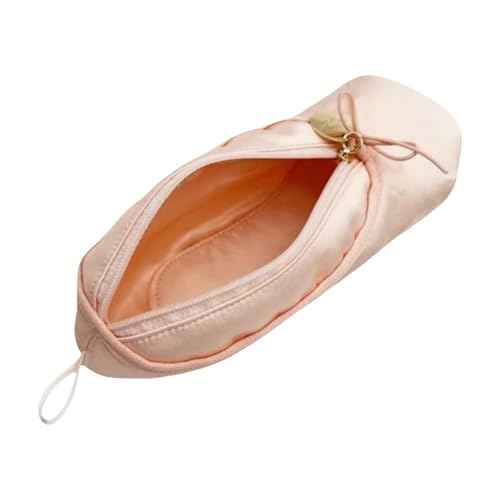 Pink Ballet Dance Shoe Makeup Bag Recital Gifts for Girls Women, Ballerina Slipper Pouch Dancer Stuff (Pink1)