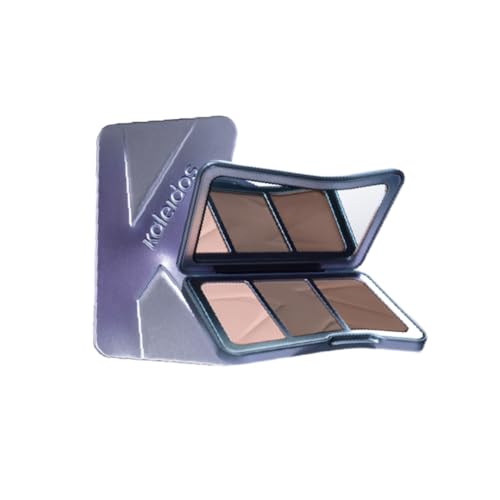 Kaleidos Tri-Color Contour Palette S01 Light with Brush
