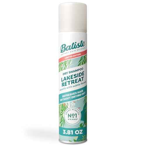 Batiste Dry Shampoo Lakeside Retreat Fragrance, Limited Edition, Refreshes Hair, Absorbs Oil Between Washes, Waterless Shampoo, 3.81 oz